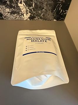 Magnesium Malate Powder 500g- 2.5g Per Serving