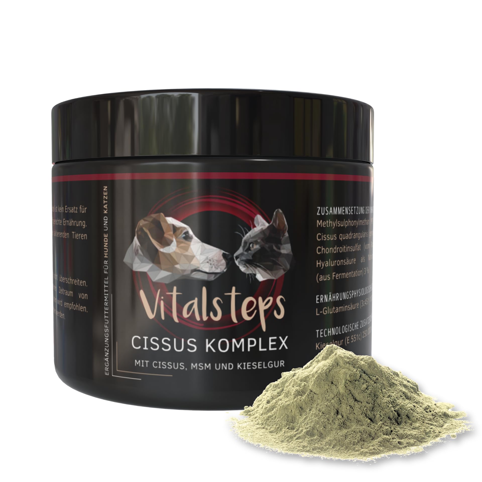Cissus Komplex 225g | Mit Cissus, MSM u. Kieselgur für Hund u. Katze
