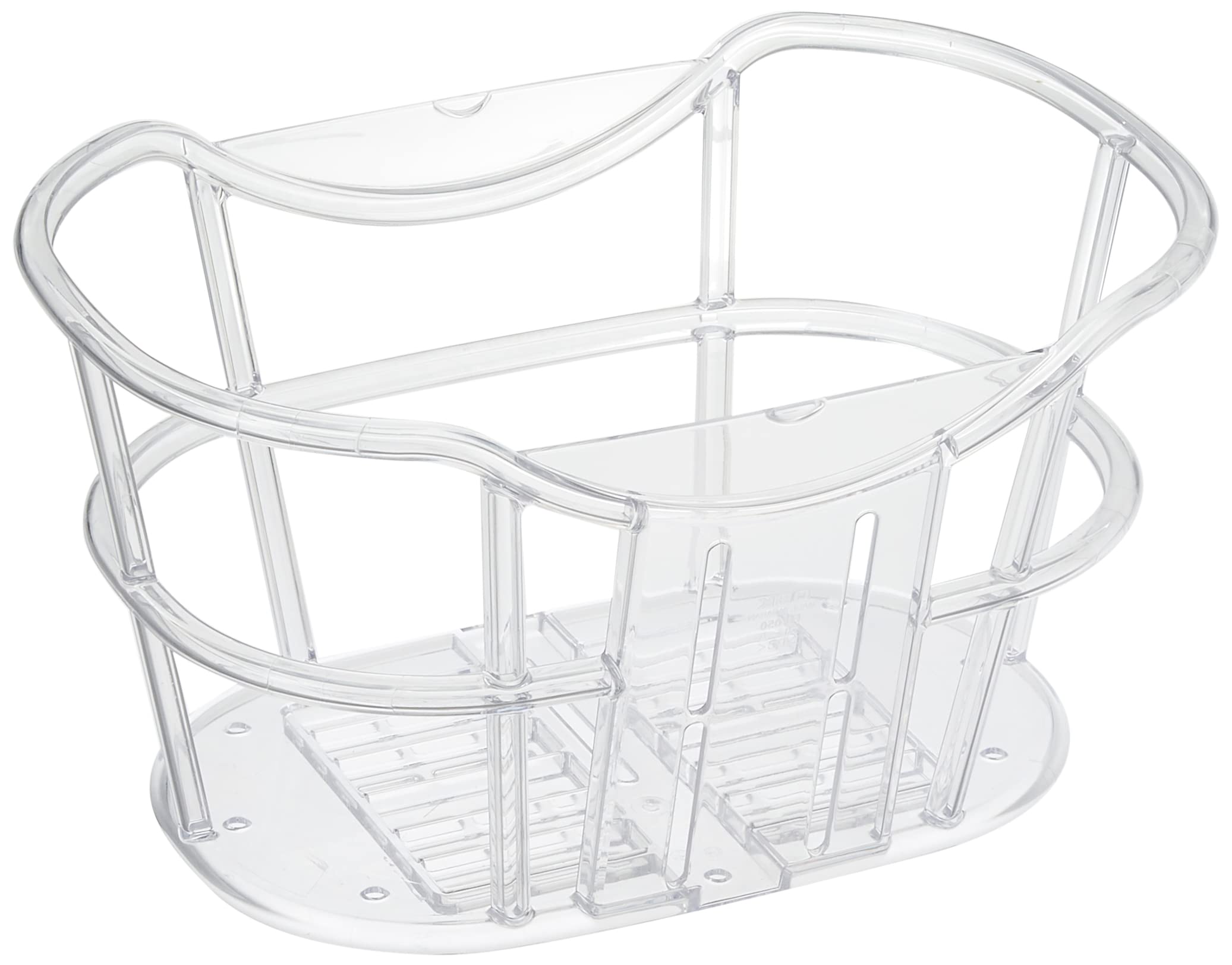OGK Giken FB-050 (Crystalline Carry) Clear Bicycle Basket