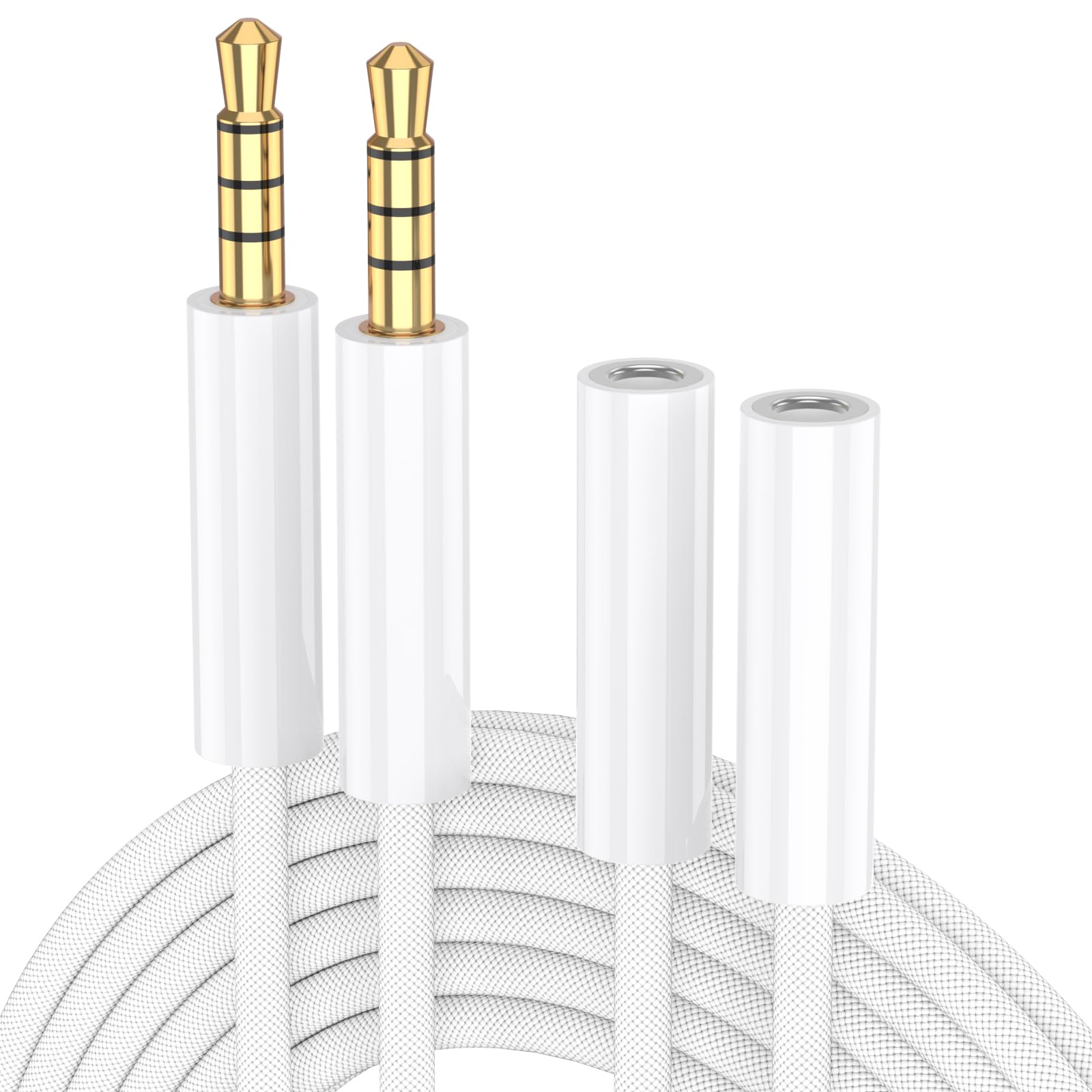 Adaptador de audio macho a hembra 3.5mm Fidioto con transmisión de alta fidelidad pura 7