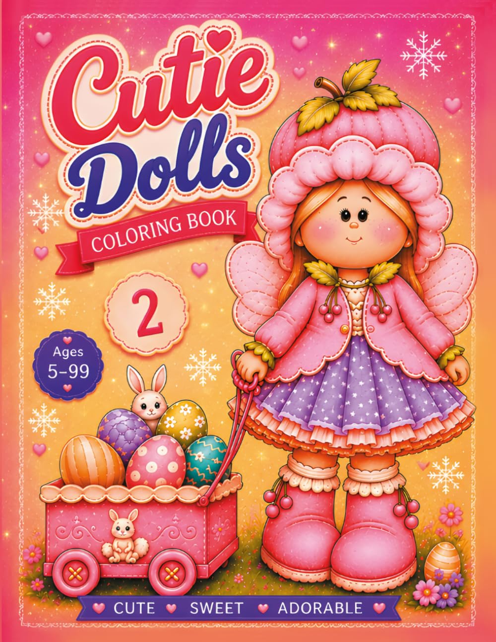 Cutie Dolls 2: Coloring book (Cutie Dolls: Cute & Cozy Coloring Books)