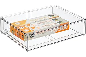 Lumiere Clear Lego Drawers: Stackable Pantry, Fridge, and Kitchen Organizer Drawers