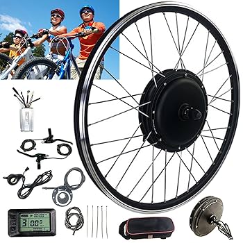 Amazon | 電動自転車改造キット、500W 1000W 1500W E-Bikeハブ