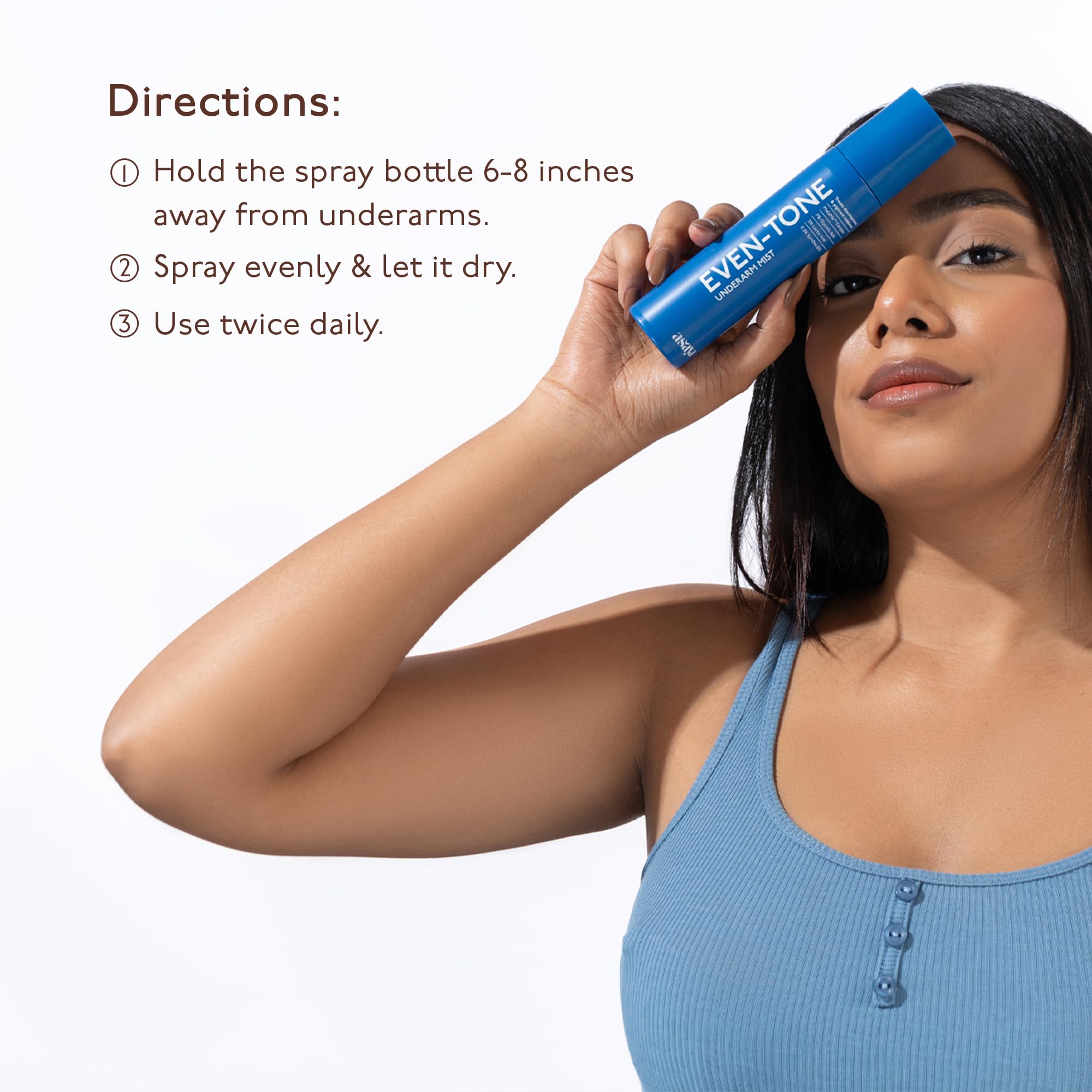 Asaya Even Tone Underarm Mist | Lightweight Spray for Underarm Pigmentation Removal & Odour Control | Even Tone Underarm Mist for Dark Underarms | Sweet Vanilla | 100 ml 4