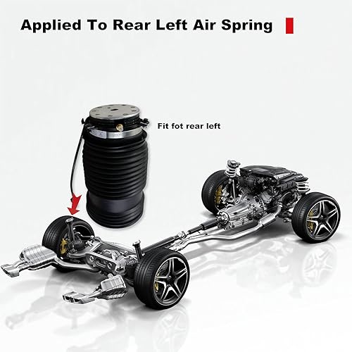 Miniatura 2 de VIGOR Bolsa de resorte de suspensión neumática trasera izquierda compatible con Mercedes Benz Clase E W213 y GLC-Class C253X253 2015-2021, número