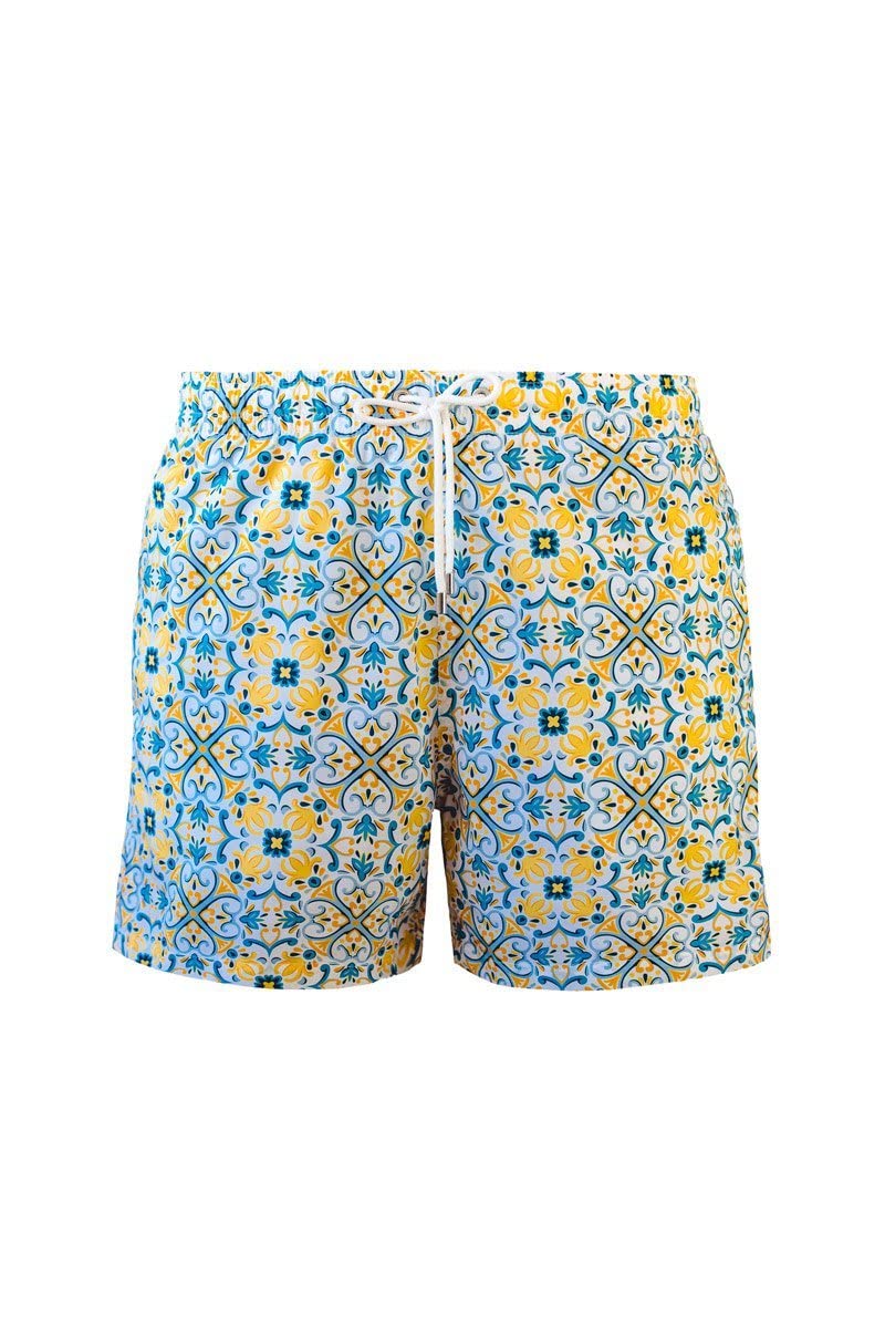 Averie Men's Swim Shorts by Arlo XS-XXL Recycled Fabric Weiß