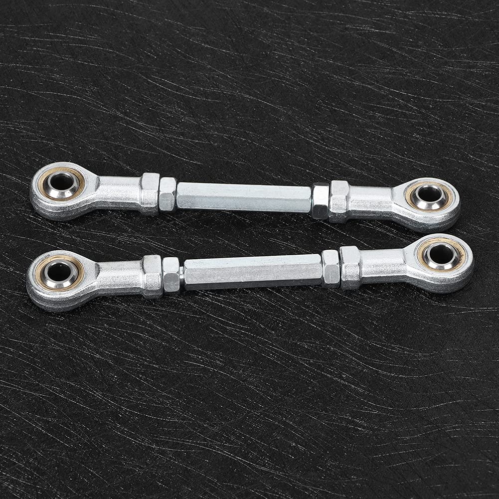 Sterzo Go Kart, 2 Pezzi 150mm -170mm 8mm Kit Tirante Sterzo Giunto Sferico per Mini ATV Elettrico Go Kart Sostituzione Automobilistica