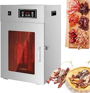 TBANVOO Food Dehydrator and Drying Cabinet, Commercial Stainless Steel Dryer with 30-90℃ Adjustable Temp & 0-24H Digital Timer, Perfect for Meat, Vegetable, Fruit 800W