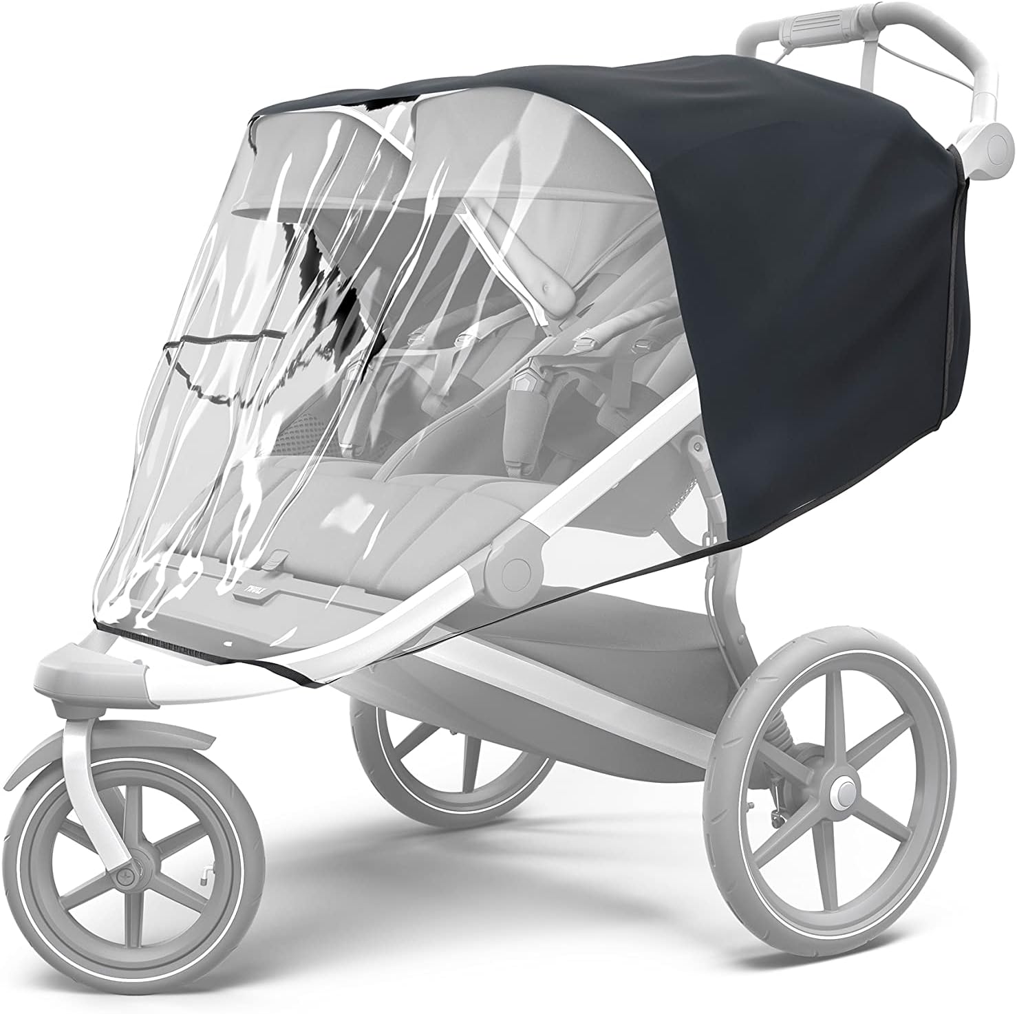 Thule Urban Glide Double Rain Cover, Clear
