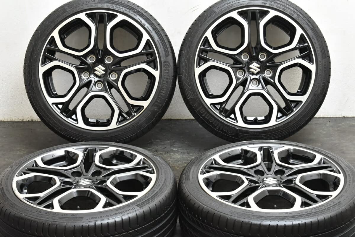 Amazon | 中古 タイヤホイール 4本セット 17インチ 6.5J +50 195/45R17 