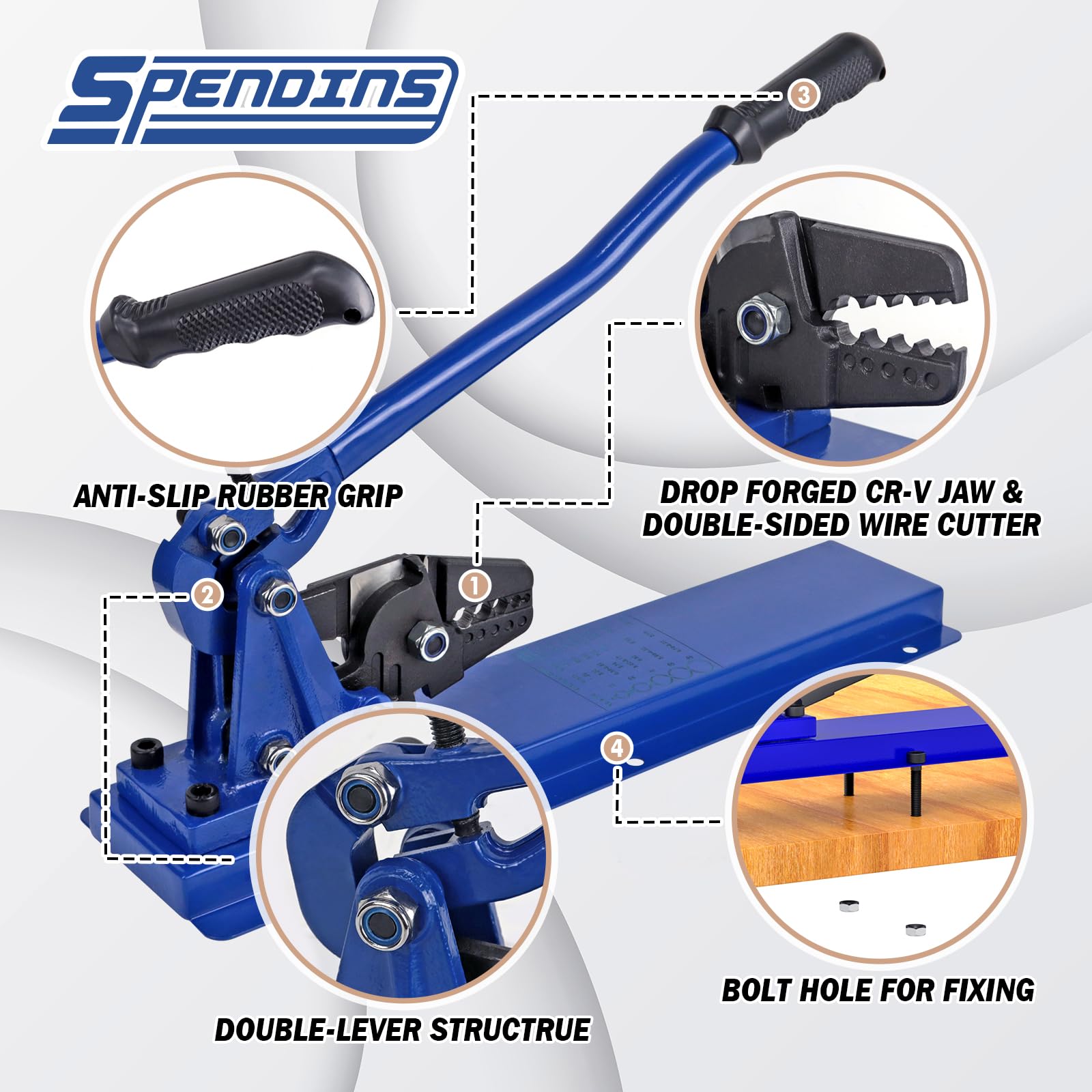 GS-1 - Sertissage De Câble Métallique, Outil De Pêche, Sertissage De Câbles Jusqu'à 2.2mm, Tube