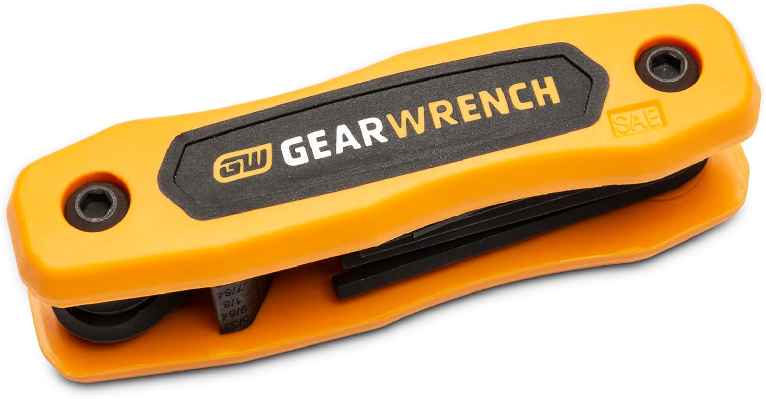 GEARWRENCH 9 Piece SAE Folding Hex Key Set - 83509