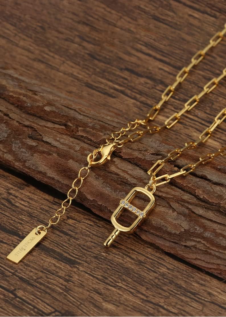 PickleBelle The Rally Pickleball Necklace - 18k gold Necklace for Women Embellished With Cubic zirconia | Gift for Her, Birthday, Valentine's day & Wedding Anniversary