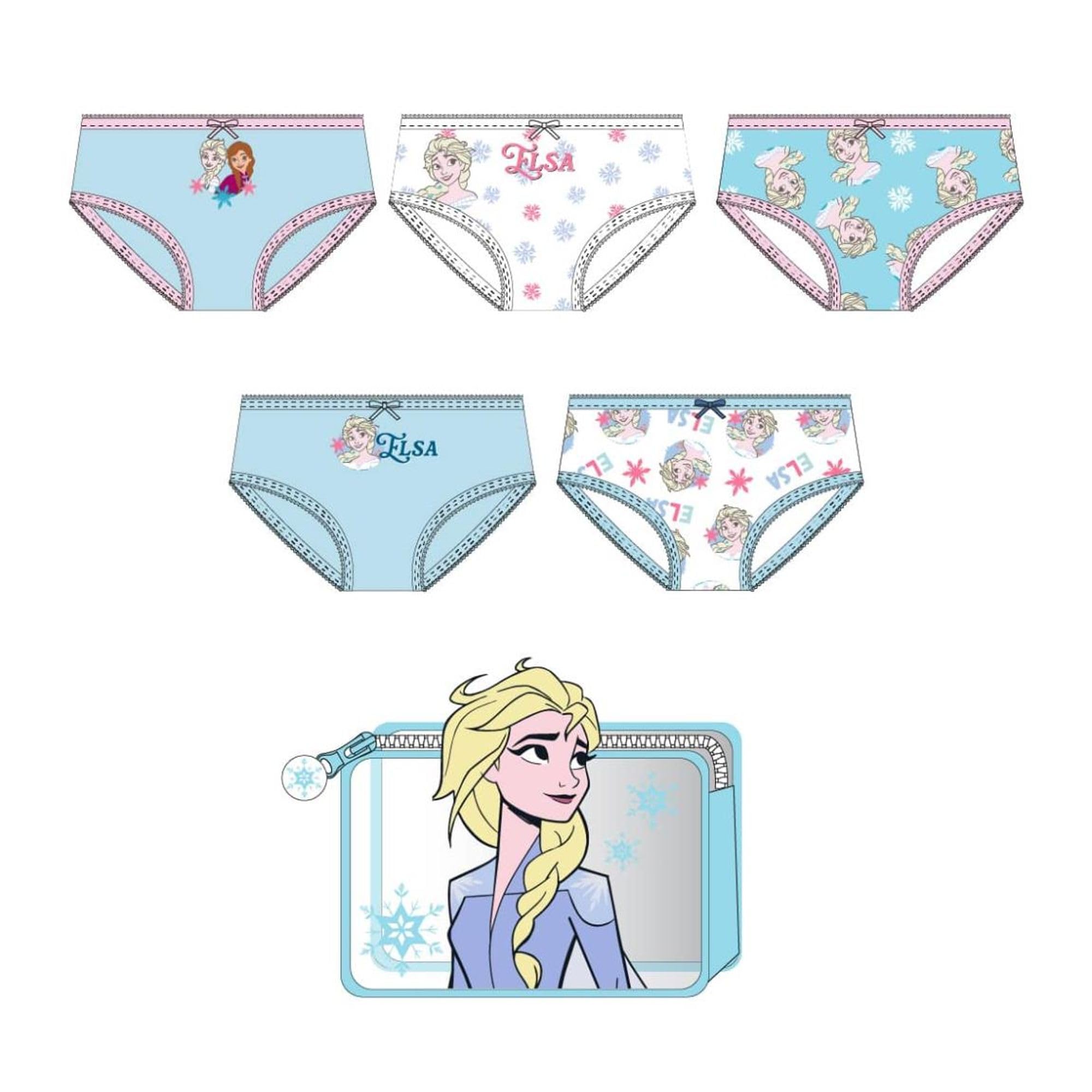 Pack Braguitas 3 o 5 Piezas Disney - Ropa Interior Niña Algodón Suave y Transpirable, Braguitas Disney Ajustables y Cómodas, 2-8 Años — view 10