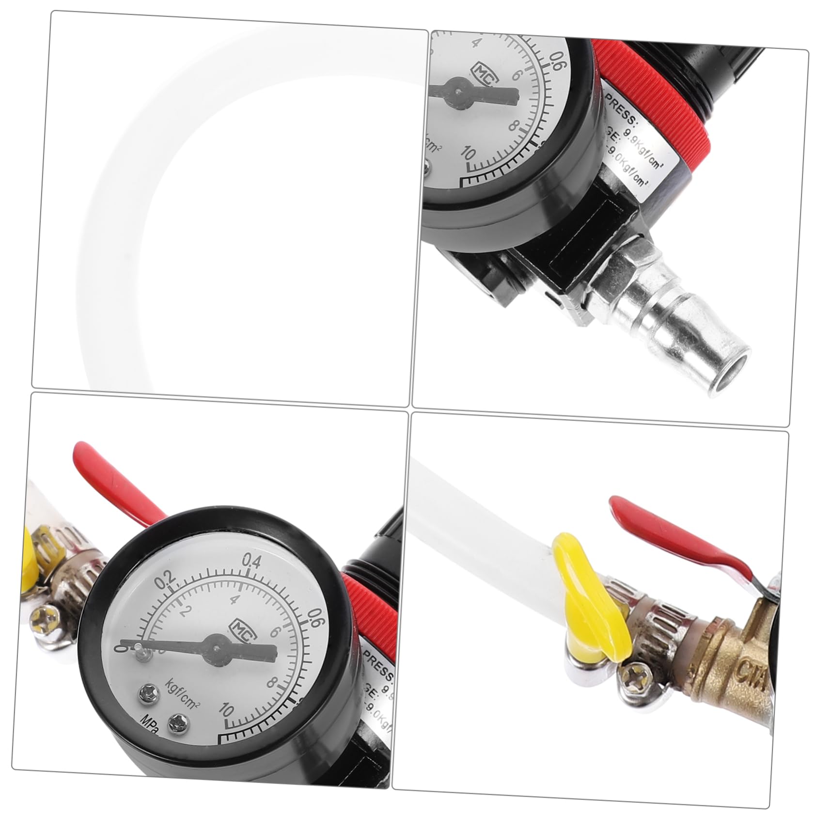 Unomor 1pc Water Tank Leak Detector Small Housing Leaks Car Compressed Compression Detection Gauge Engine Water Tank Diagnose Tool Vehicle Water Tank Tester Water Tank Repair Tool Abs