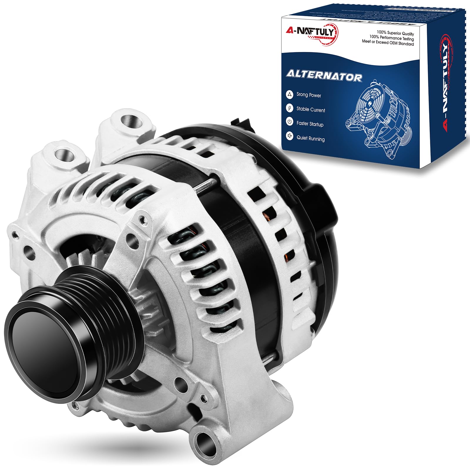 Photo 1 of 11570 Alternator Replacement for Dodge Grand Caravan, Journey, Avenger, Chrysler Town and Country, Chrysler 200, Ram CV, VW Routan 2011 2012 2013 2014 2015 2016 2017 2018 2019 2020, V6 3.6L 12V 160A