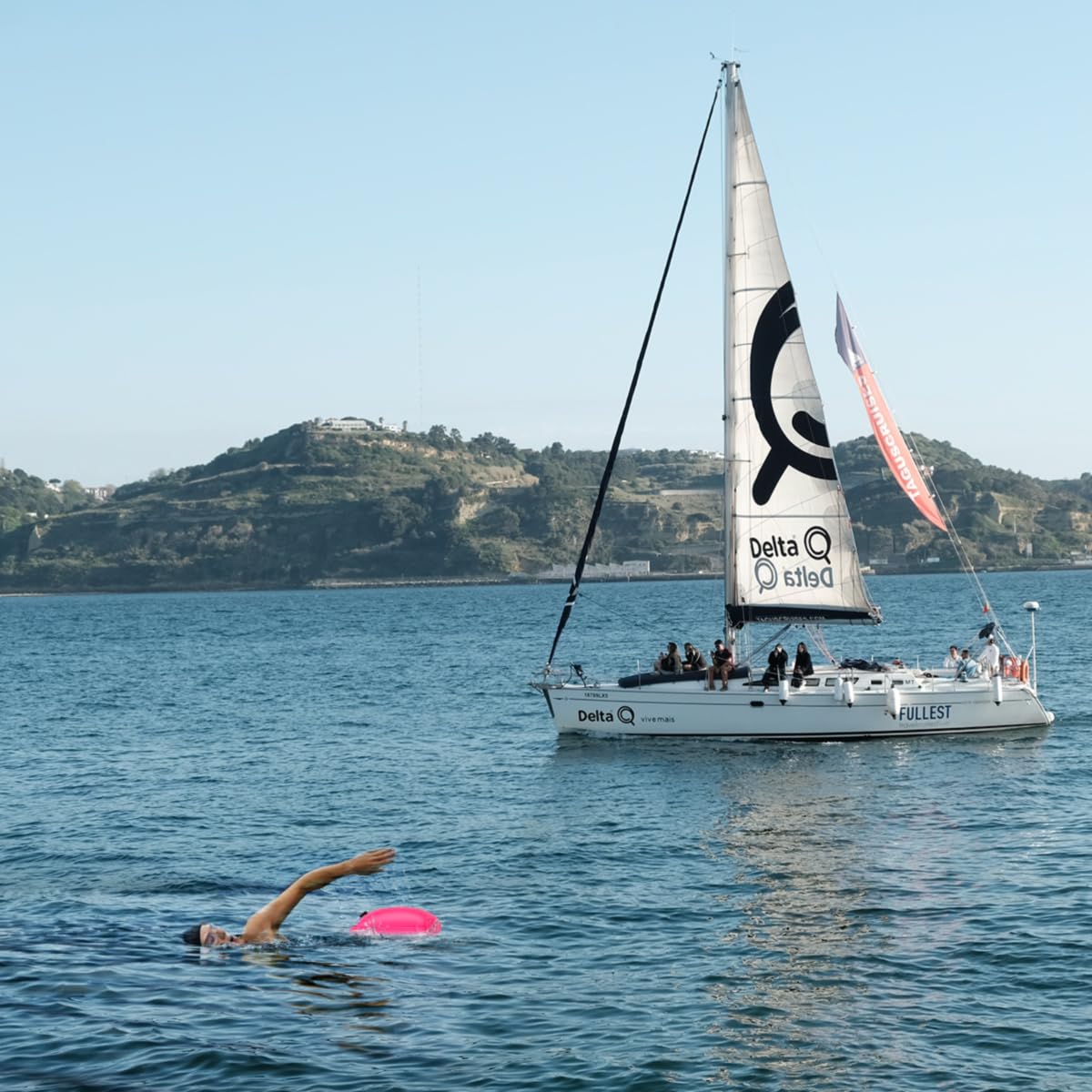 Boya de natación de 20 L, Impermeable, Inflable, Bolsa Seca, Flotador de Seguridad para Deportes acuáticos, Nadadores de Aguas Abiertas, triatletas, kayakistas y esnórqueles