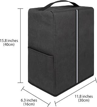 Ice Cream Maker Dust Cover compatible with Ninja NC501 CREAMi Deluxe 11-in-1 Ice Cream & Frozen Treat Maker for Ice Cream/Ninja NC301 CREAMi Ice Cream Maker - Dark Grey