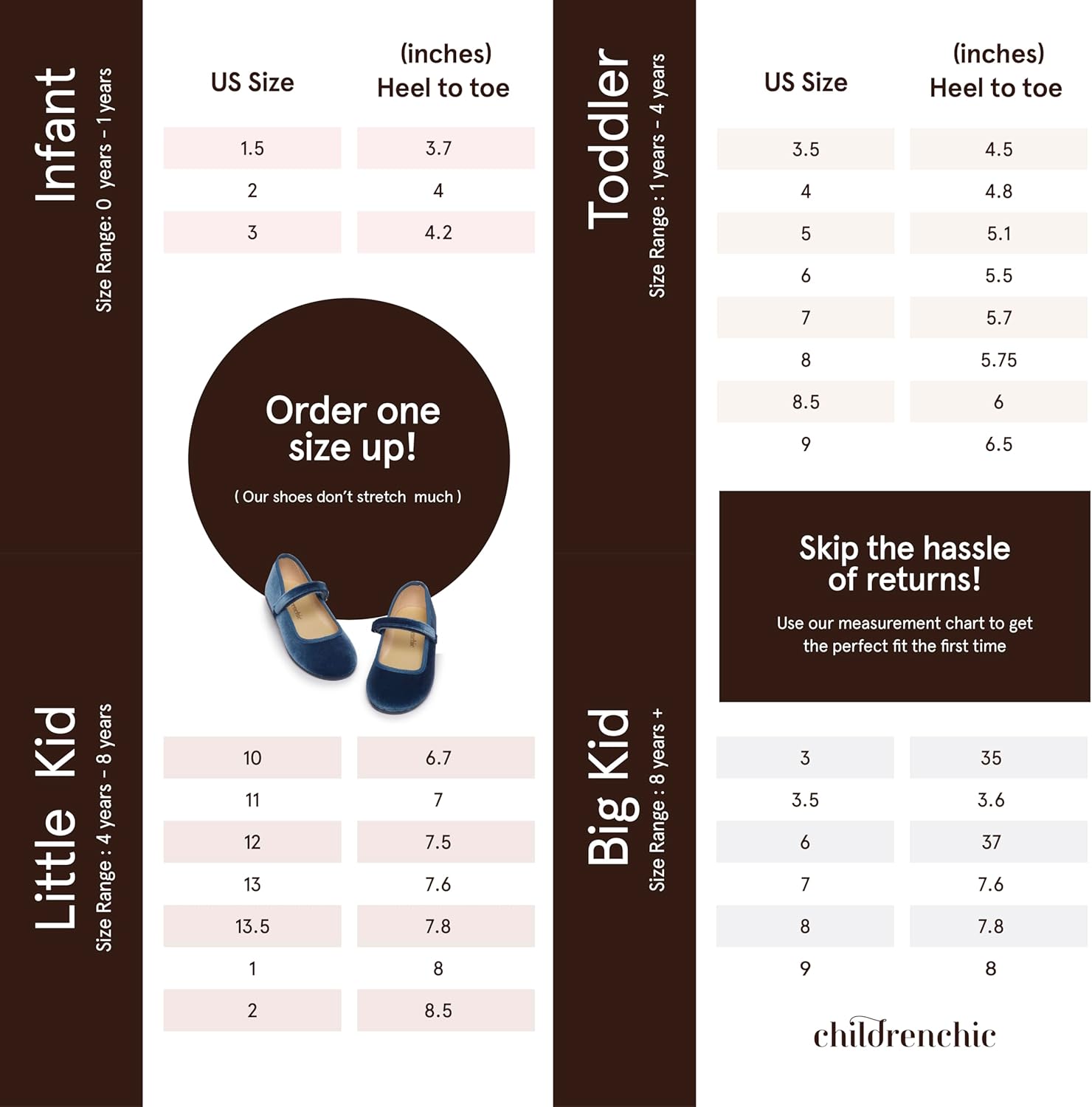 Childrenchic Mary Jane Shoes for Girls – Classic & Comfortable Dress Shoes for Toddlers & Kids – Perfect Flats for School, Play, and Special Occasions (Velvet, Red, 6 Toddler)