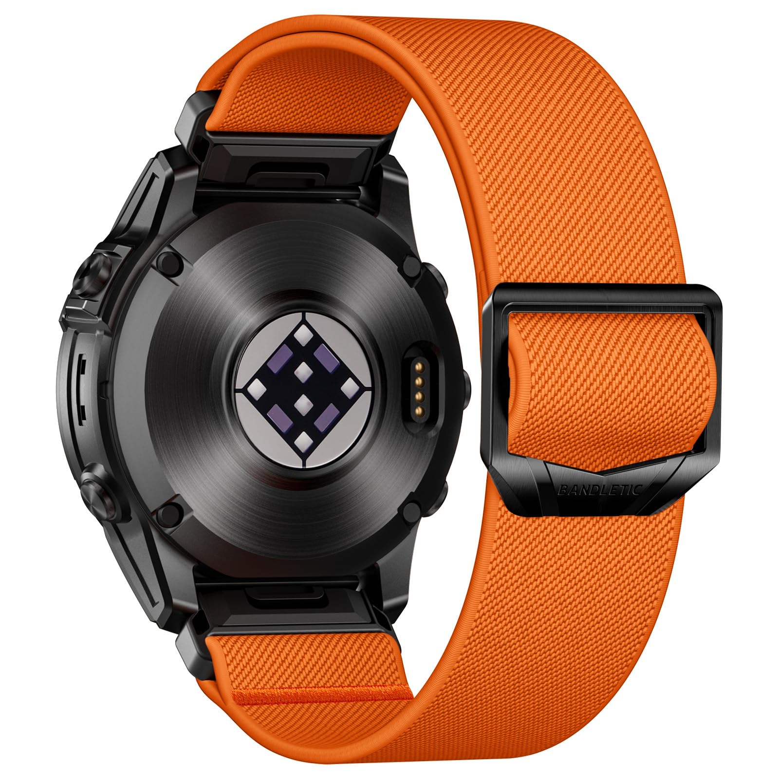 Bandletic Compatible With Garmin Fenix 7/Fenix 7 Pro/Fenix 6 Pro/Fenix 6/Fenix 8/E 47mm/Fenix 5/Fenix 5 Plus/Instinct 2/3/E, QuickFit 22mm Nylon Strap for Forerunner 965/955/Quatix 8/Epix 2 Pro 47mm