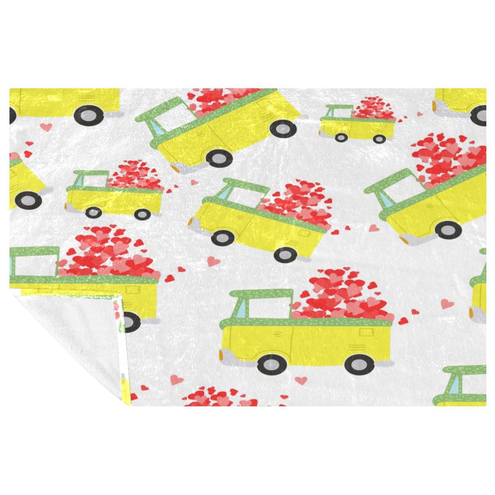 Couverture chaude pour pique-nique et camping, plaid jaune 150x100