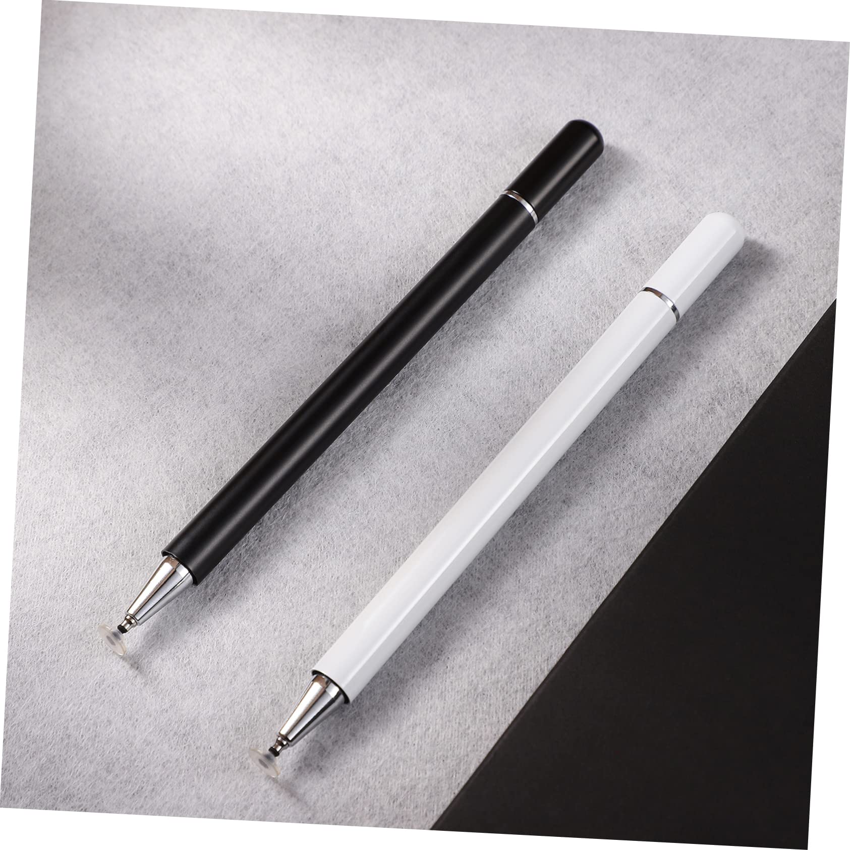 UKCOCO 8piezas Lápiz Stylus Capacitivo De Doble Punta para Pantallas Táctiles Compatible Móviles y Tablets Punta De Flexible y Silenciosa Paquete