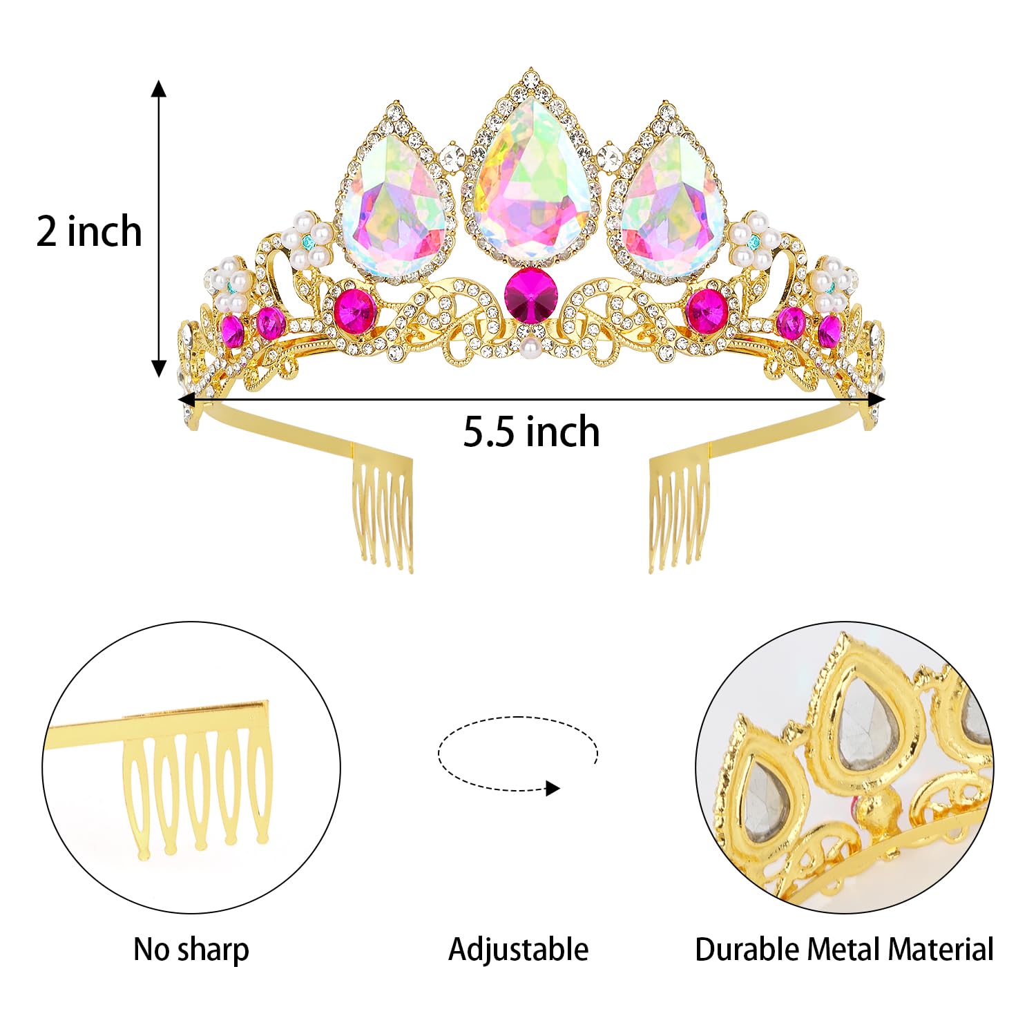 Coroa Rapunzel, tiara de princesa para meninas, acessórios de aniversário de princesa, Dia das Bruxas em promoção! Veja a oferta e mais achadinhos de Laços & Tiaras Infantis 5 Hoje é o melhor dia para comprar Coroa Rapunzel, tiara de princesa para meninas, acessórios de aniversário de princesa, Dia das Bruxas com aquele preço maroto! Promoção! Aproveite a oferta! 5