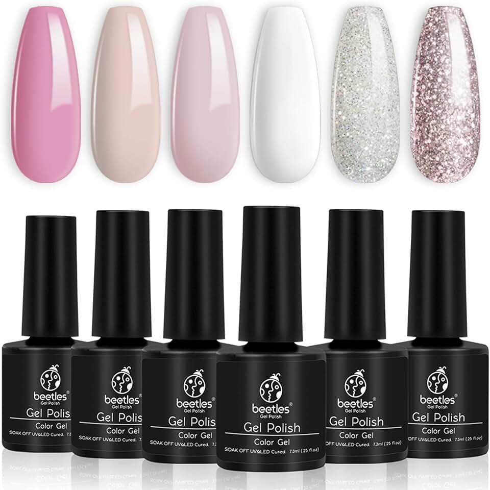 white gel nail polish