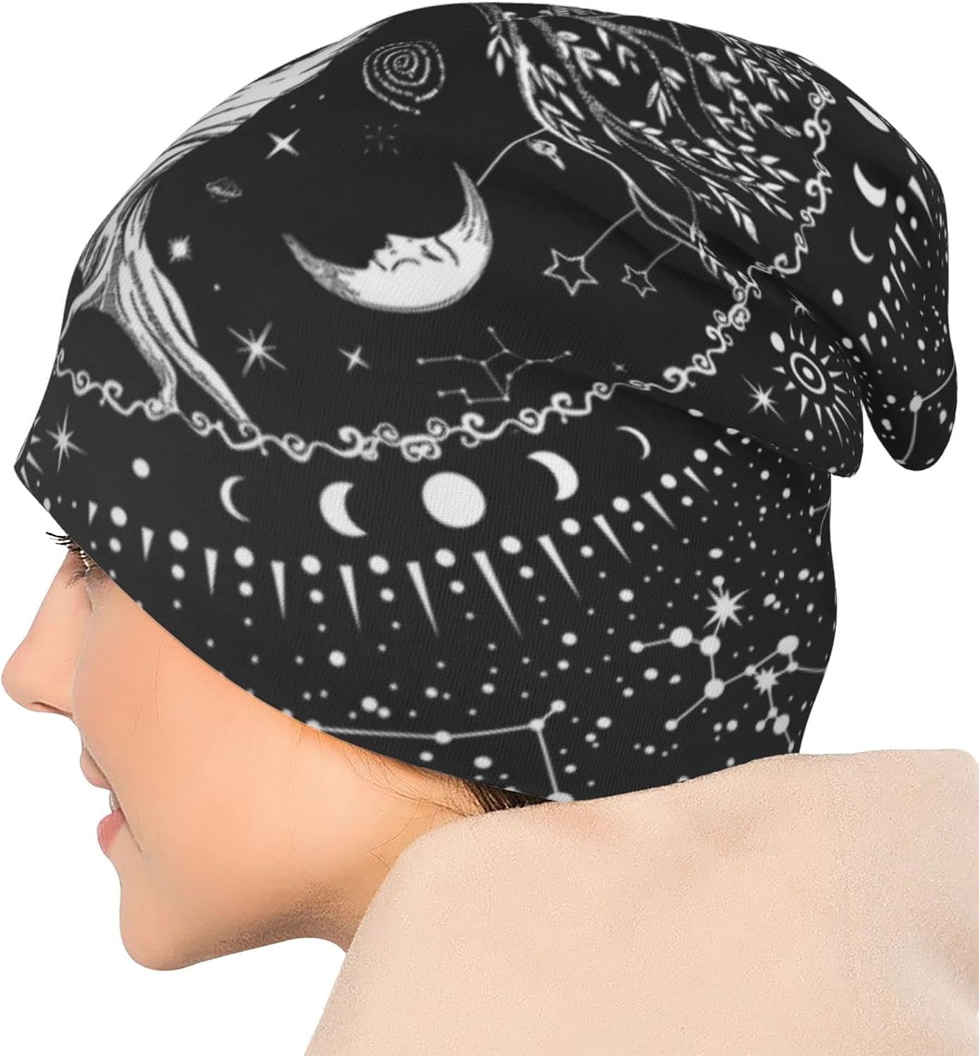 Casual Scarf Bandana Loose Hat Stretch Headwear Beanie Hat - Image 7