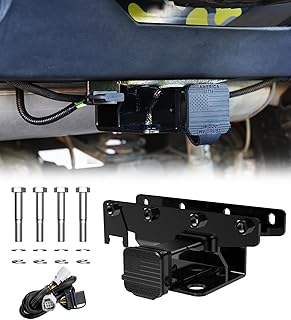 2" Tow Hitch Receiver Kit Compatible with 2007-2018 Jeep Wrangler JK JKU