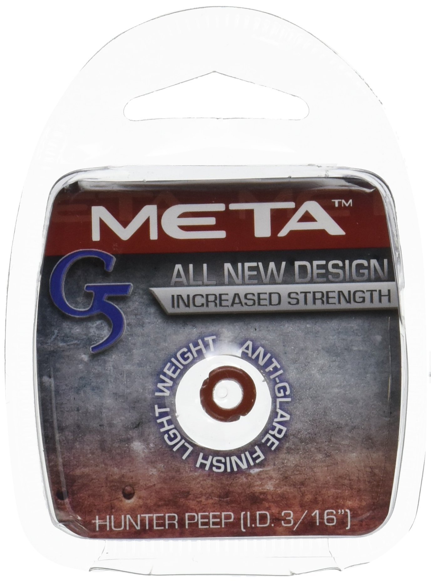 G5 333 New Meta Peep Hunter, 3/16, Red