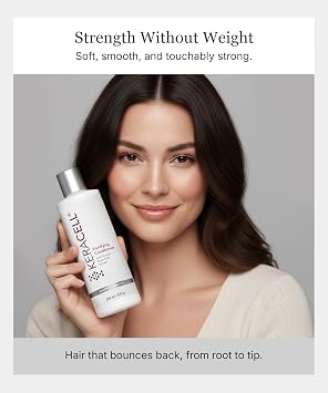 Fortifying Conditioner - Daily Conditioner for Men & Women with Human Stem Cell Extract - Strengthens, Detangles & Adds Shine for Thinning or Fine Hair - Safe for Color-Treated Hair - 8 oz
