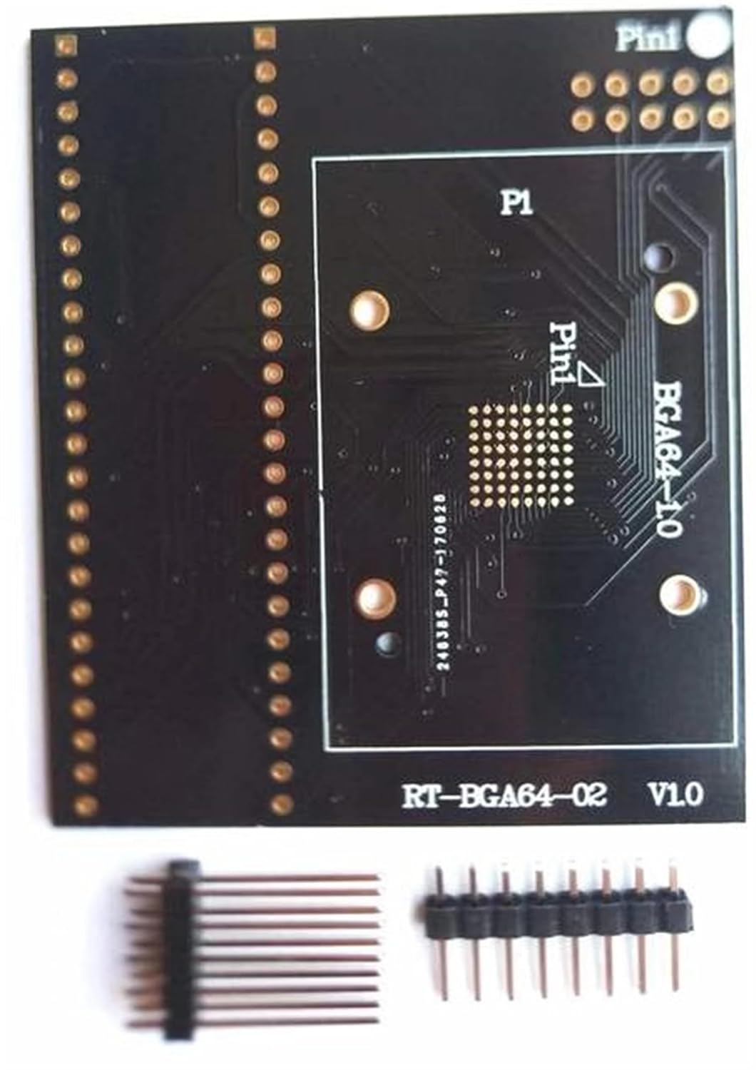 Wiring Connecting Terminals - BGA64 Adapter RT-BGA64-01 for RT8009H BGA64 Socket pin Pitch 1.0MM Frame 11x13 Programming Test Socket ZIF Adapter