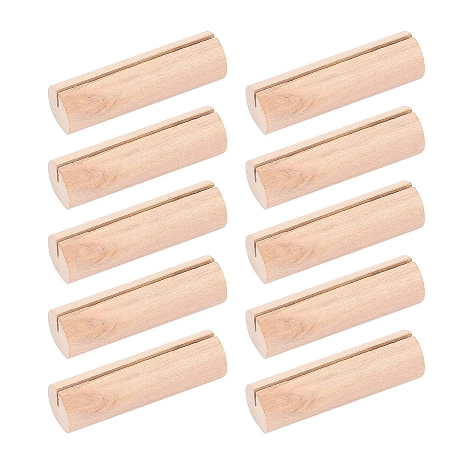 Confezione da 10 porta segnaposto in legno, cartolina fotografica for matrimoni rustici, feste di compleanno(20pcs,S)