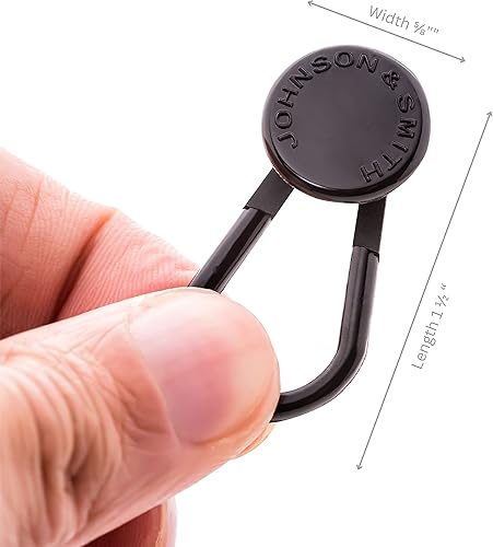 Miniatura 3 de Extensores flexibles de botón para pantalones (paquete de 6) – Extensores de cintura de pantalones para hombres y mujeres – Pantalón cómodo,