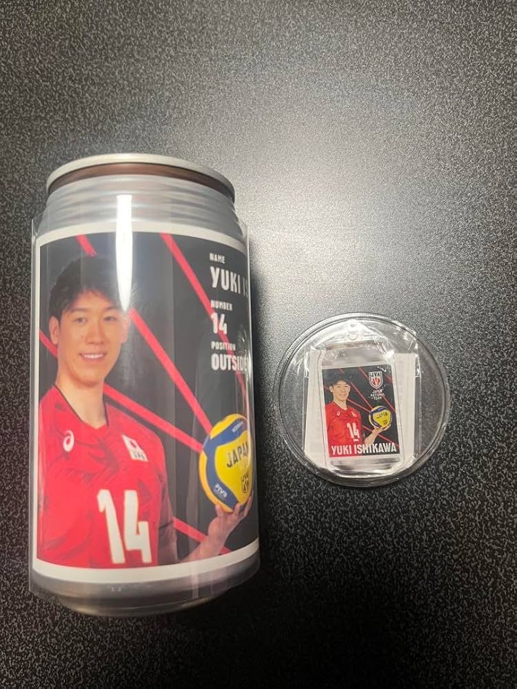 バレーボール男子日本代表　オリジナルラベル缶　石川祐希　アクリルキーホルダー Amazon.co.jp: バレーボール男子日本代表 オリジナルラベル缶