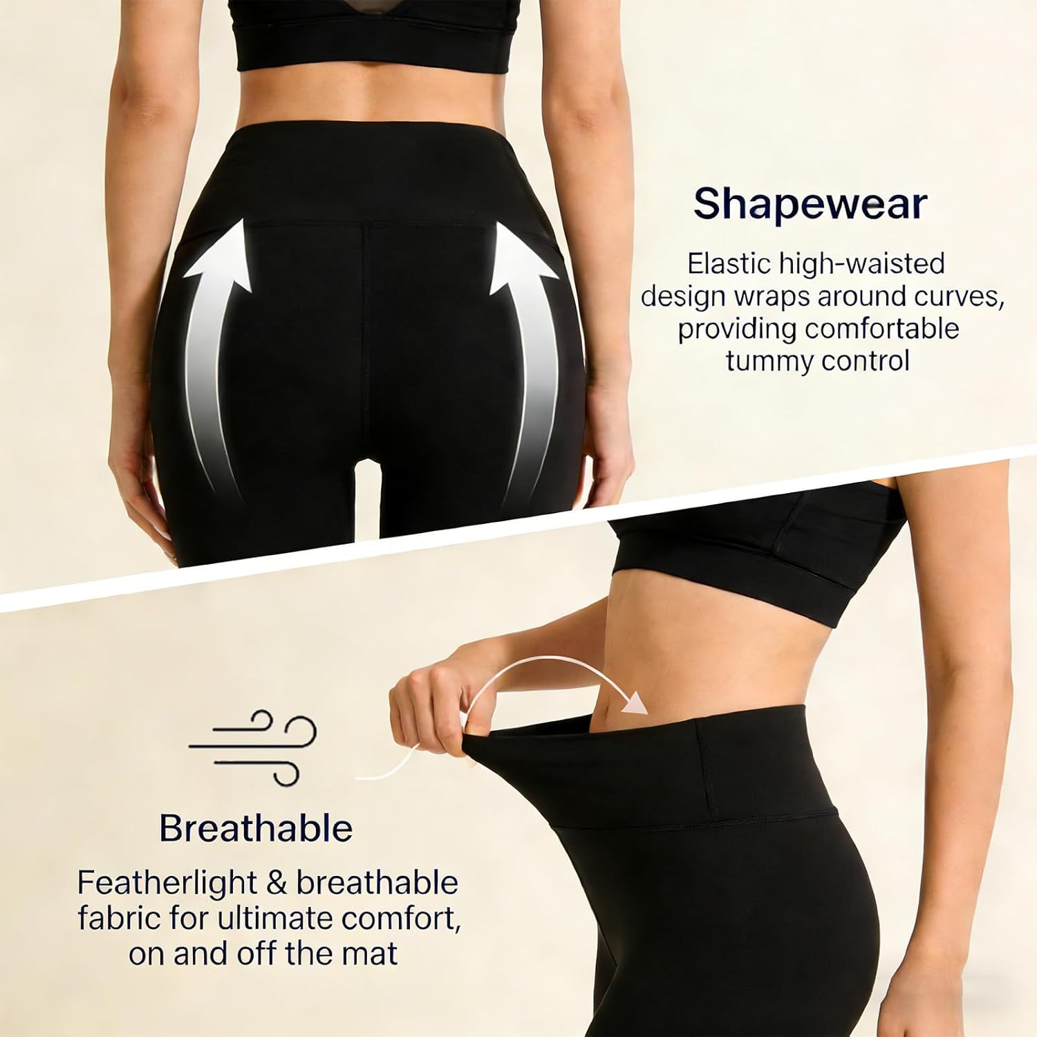 High Waisted Leggings for Women Buttery Soft Yoga Pants for Gym Workout Running - Image 4