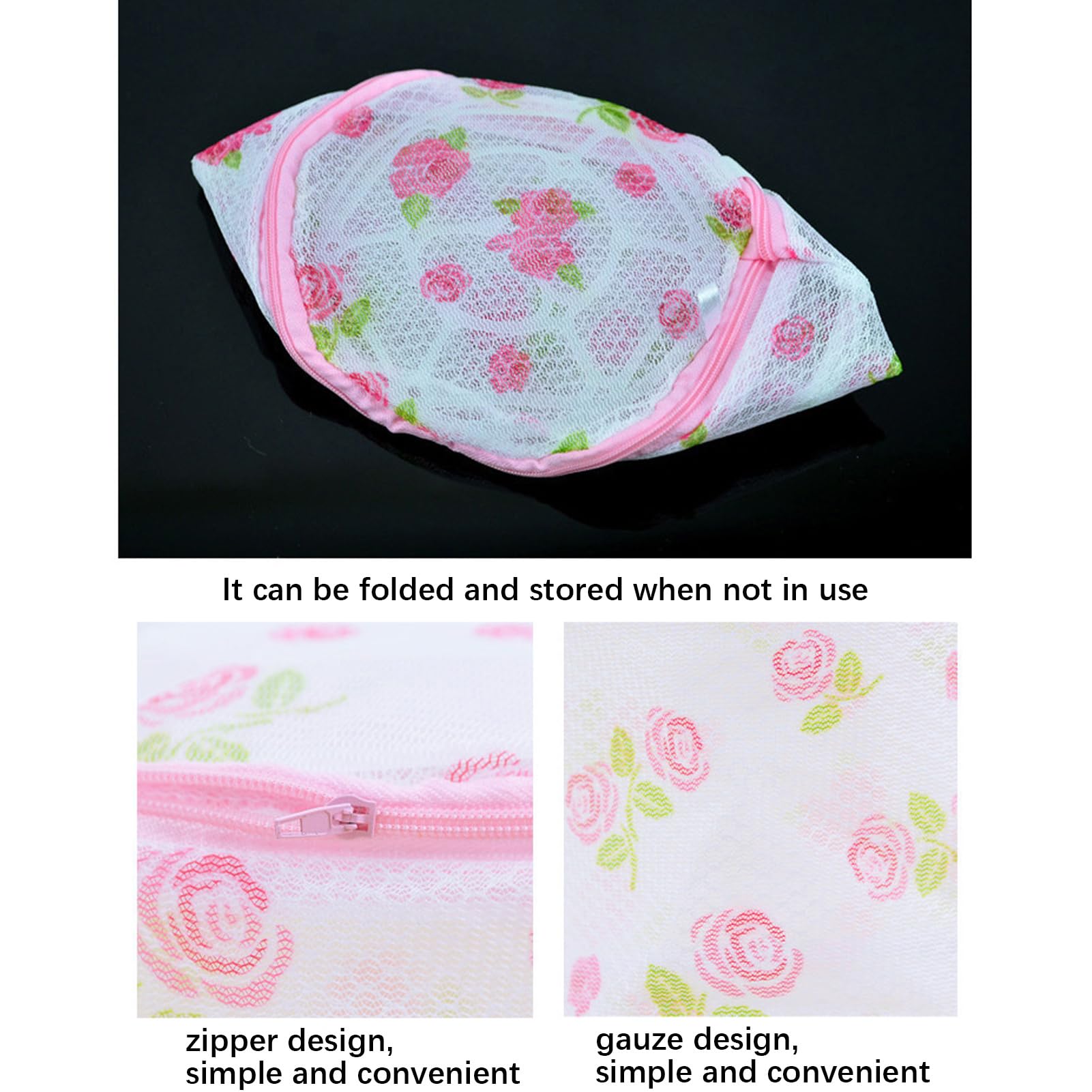 Borsa A Rete Per Lavaggio Reggiseni, Con Staffa 3D, Tessuto Fine, Per Lavatrice E Asciugatrice, Gialla, Taglia Per Coppe A-C