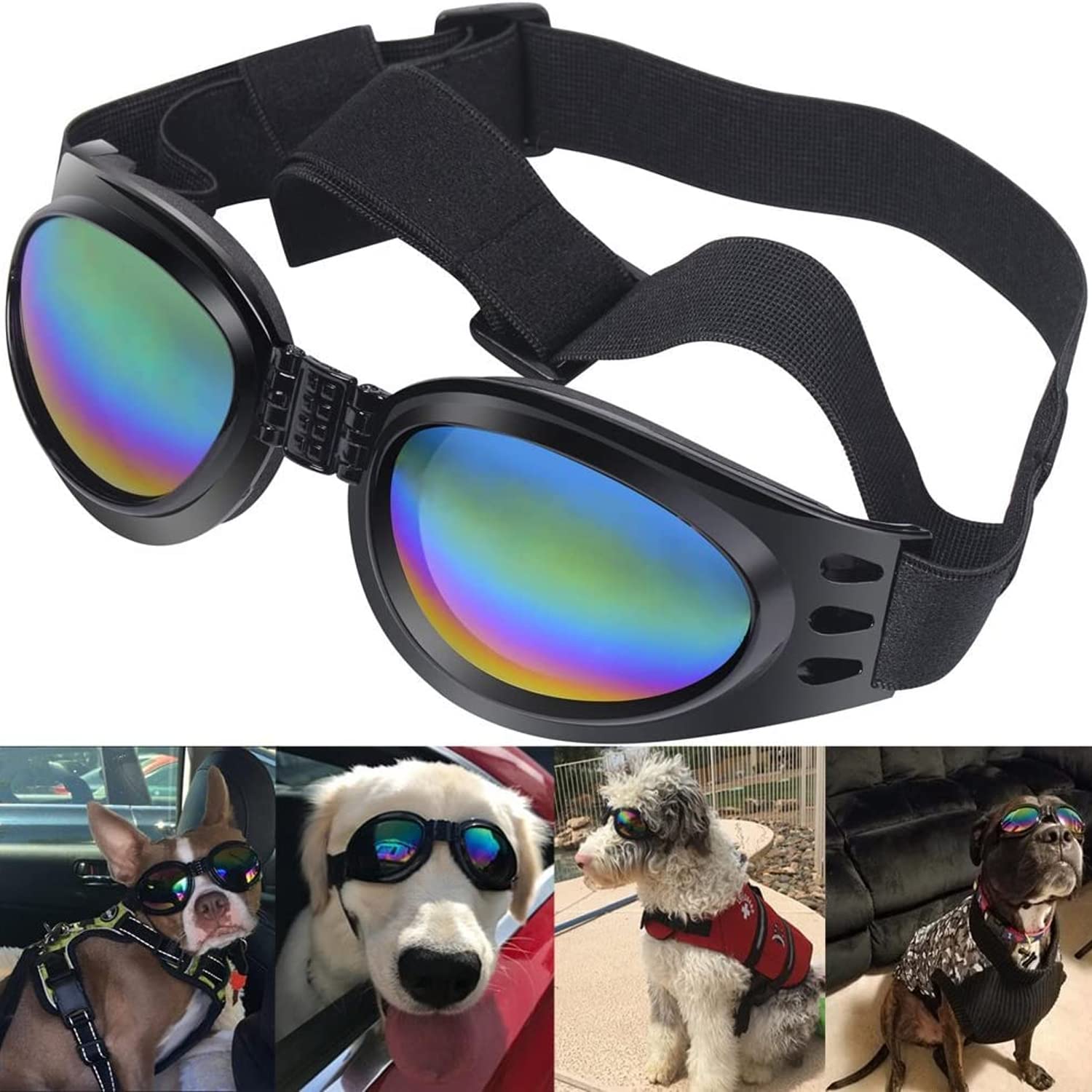 See full amazon price history chart for Emily Pets Dog Goggles Eye Wear Protection Waterproof Pet Sunglasses for Dogs (Black) Emily Pets Dog Goggles Eye Wear Protection Waterproof Pet Sunglasses for Dogs (Black) (B0C1NYFJGN) Amazon Price History, Amazon Price Tracker