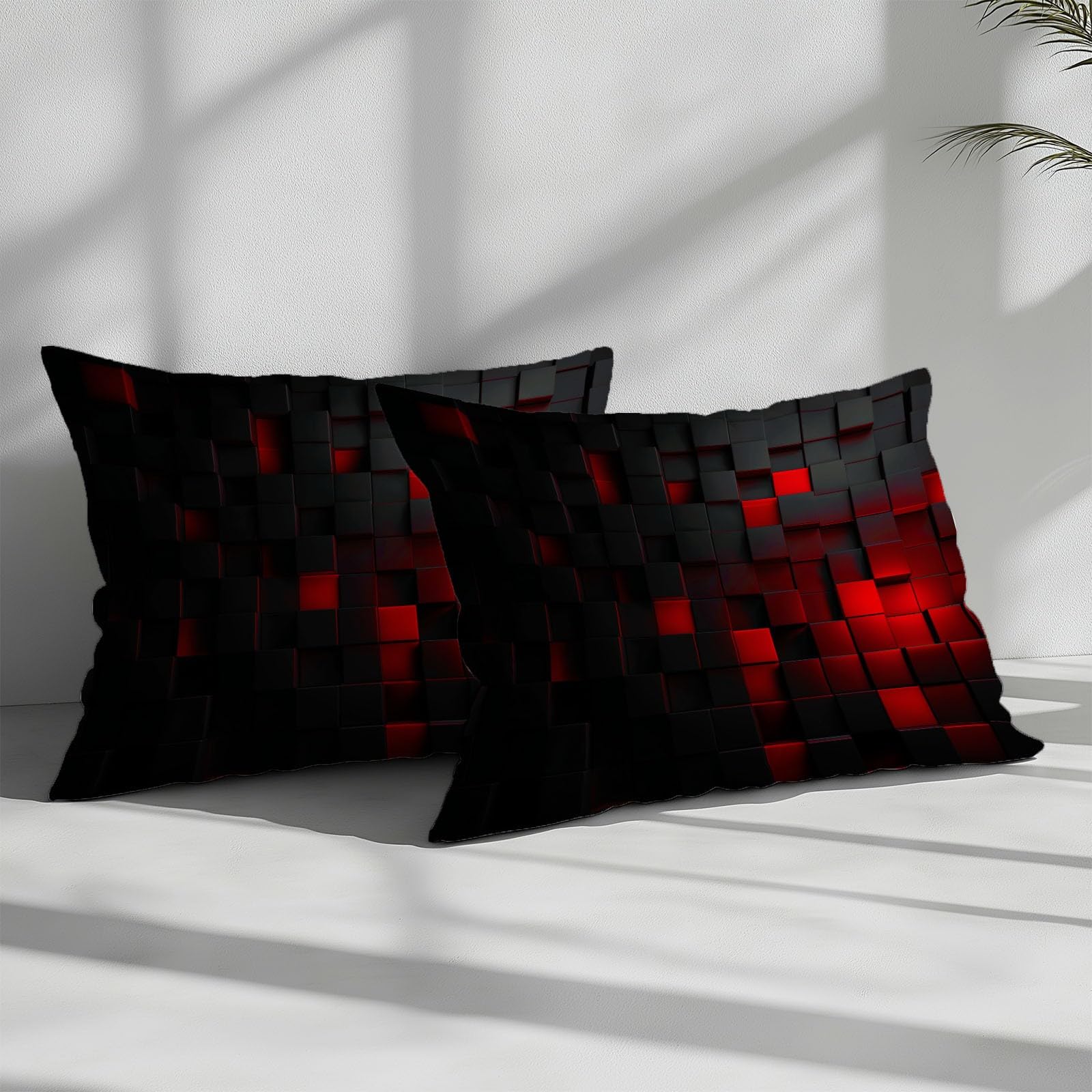 Minimalistyczne abstrakcyjne kostki 3D czarna poszwa na kołdrę zestaw pościeli z mikrofibry dwustronny zestaw pościeli dla dorosłych poszwa na kołdrę 260 x 240 cm 2 osoby z zamkiem