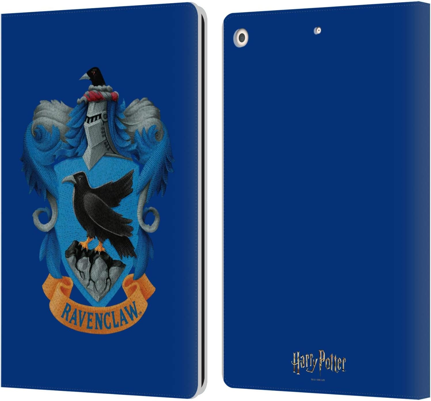 Head Case Designs Officially Licensed Harry Potter Ravenclaw Crest Chamber of Secrets I Leather Wallet Case Compatible with Apple iPad 10.2 2019/2020/2021