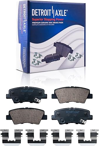 Miniatura 116 de Detroit Axle - Rotores de disco delantero de 10.827 in + pinza de freno lateral del pasajero de repuesto para Toyota RAV4 Prius V Lexus HS250H Scion