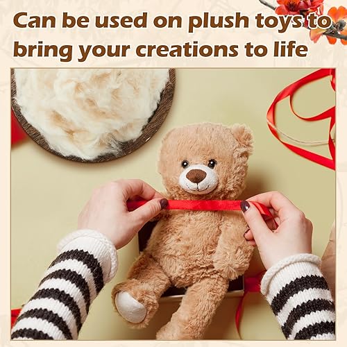 Miniatura 5 de HunnmingRe Relleno Kapok de alta calidad de 3.3 libras, relleno orgánico de fibra Kapok 100% orgánica, antisensible para rellenar almohadas, sofás