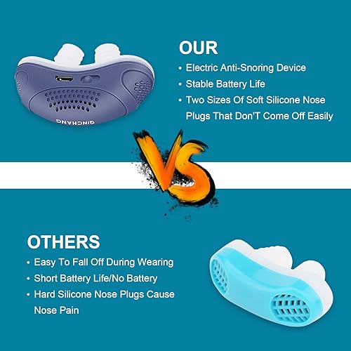 Miniatura 6 de Dispositivos eléctricos portátiles antironquidos soluciones de ronquidos para dormir dispositivos de ayuda para ronquidos dilatador nasal