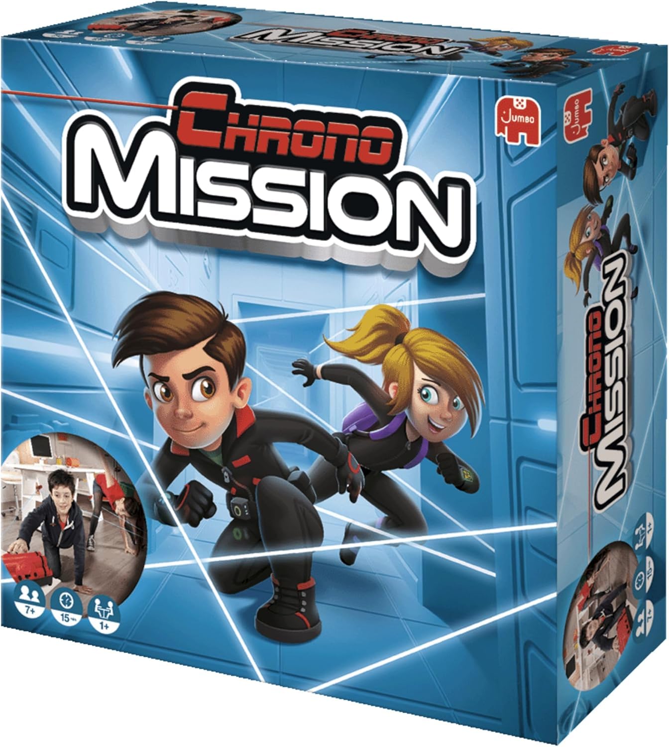 Chrono Mission Game - The Ultimate Adventure Spy Game for Kids - Diventa un vero agente segreto, attraversa i laser e completa una missione spia - Gioca con gli amici o da solo - Set spia per bambini