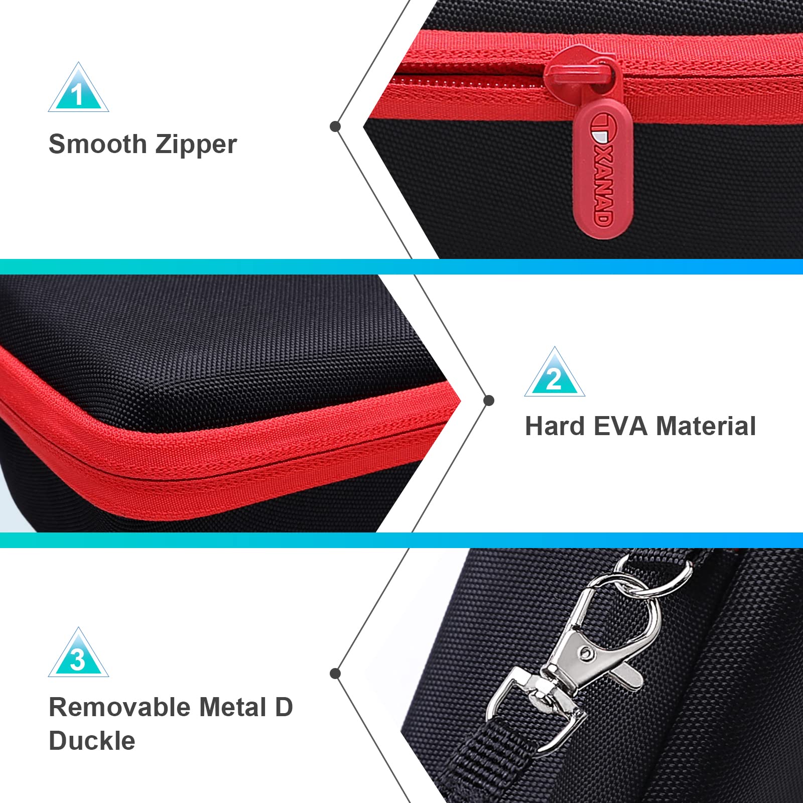 Étui De Transport Rigide Pour Focusrite Scarlett 2i2 3ème Génération - Coque EVA Dure - Protection Anti-chocs Et étanche - Gris - 10