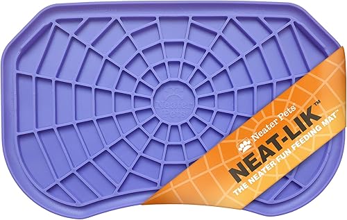 Neater Pets - Neat-LIK - Almohadilla de alimentación lenta para perros y gatos - Los juguetes de rompecabezas proporcionan alivio del aburrimiento y