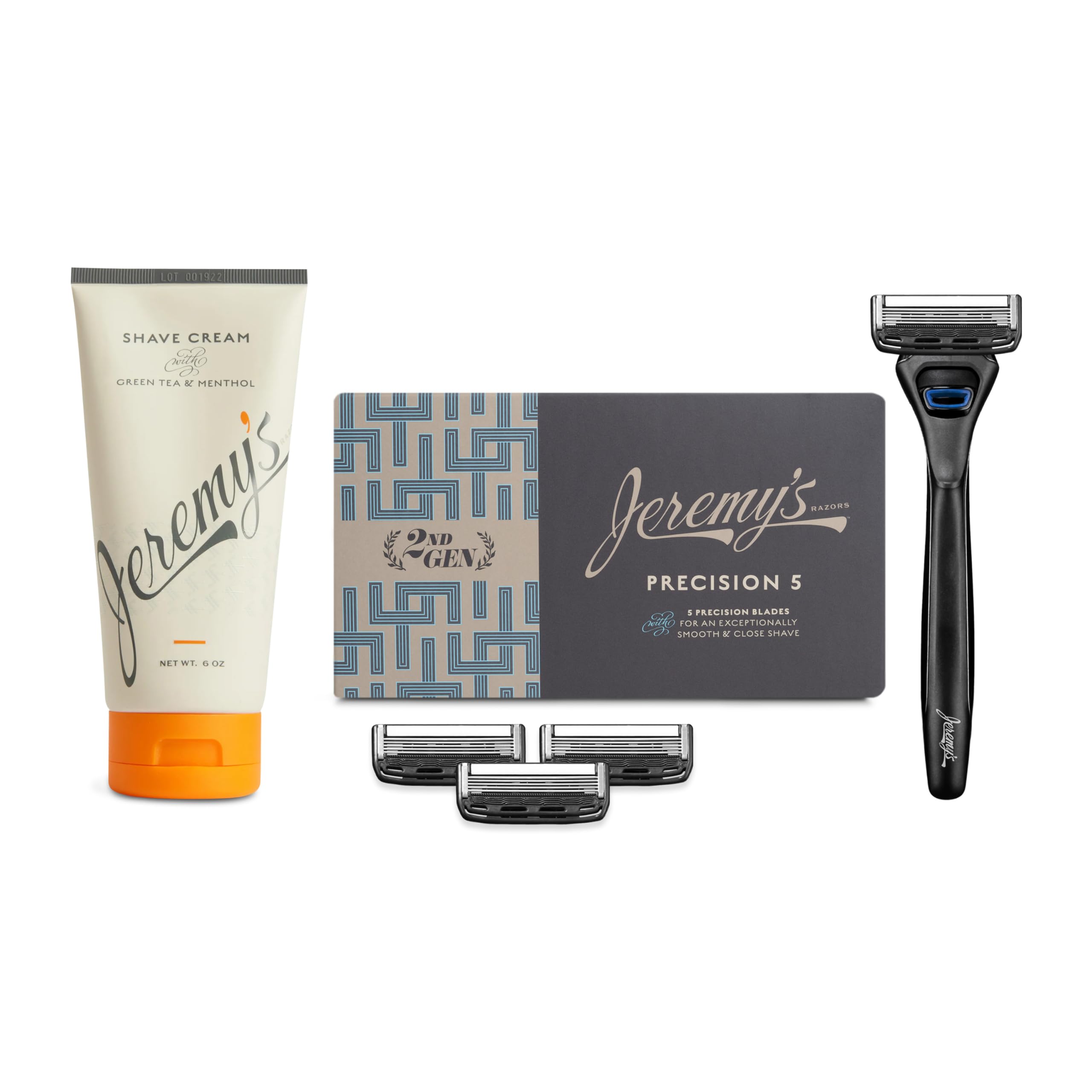 Precision 5 Blade 1 Razor 4 Cartridges and Shaving Cream Bundle