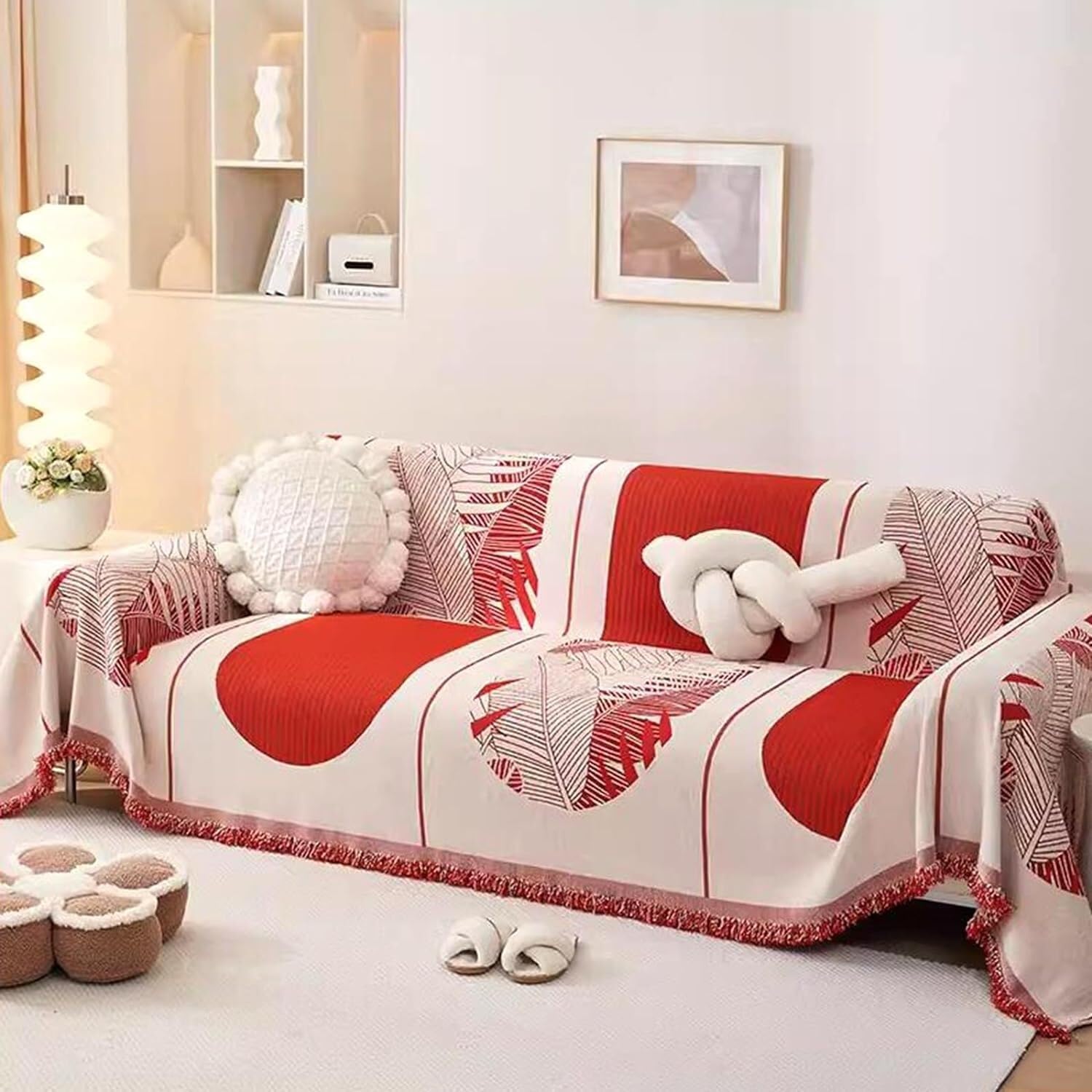 Housse de canapé d'angle haut de gamme en taille 180 pour meuble de salon