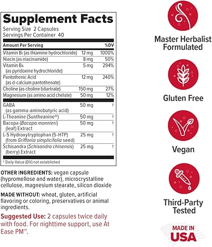 Miniatura 2 de Redd Remedies, a gusto, apoya la relajación y la resistencia al estrés, 80 tabletas